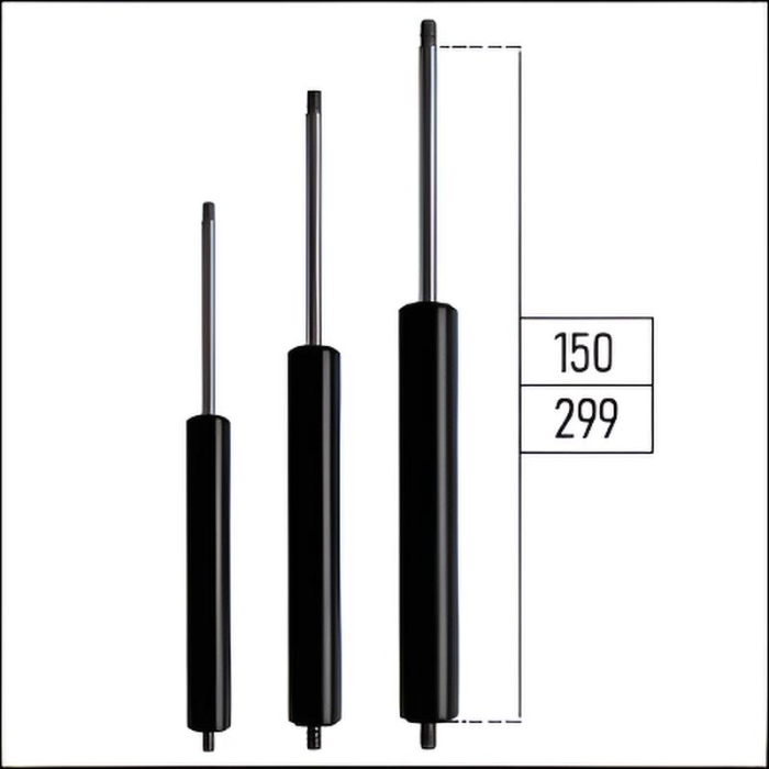 Ab 150mm ∼ Bis 299mm Länge Gasdruckfeder M8 Gasdruckdämpfer