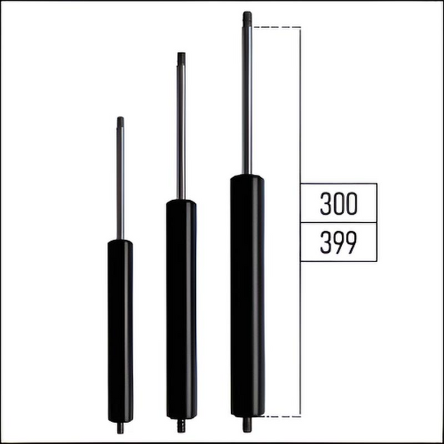 Ab 300mm ∼ Bis 399mm Länge Gasdruckfeder M8 Gasdruckdämpfer