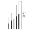 Ab 90mm ∼ Bis 375mm Länge Gasdruckfeder M6 Gasdruckdämpfer