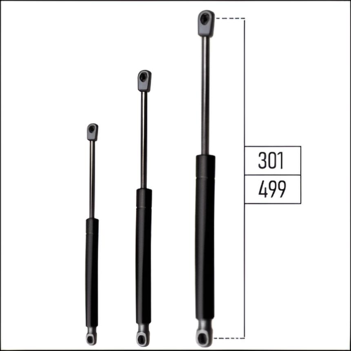 Ab 301mm ∼ Bis 499mm Länge Gasdruckfeder M6 Gasdruckdämpfer mit Kugelpfanne