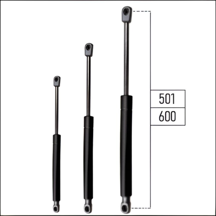 Ab 501mm ∼ Bis 600mm Länge Gasdruckfeder M6 Gasdruckdämpfer mit Kugelpfanne