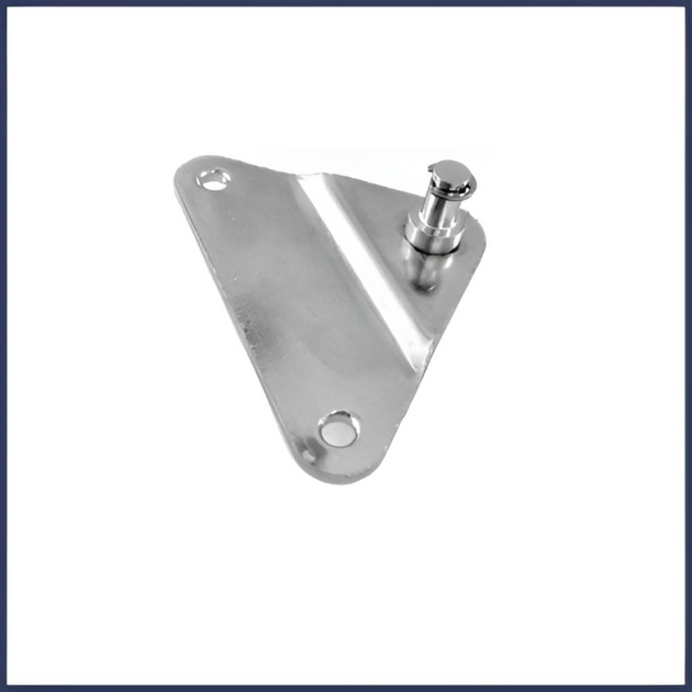 Beschläge mit Dorn Befestigungsplatte aus Edelstahl für Gasfeder