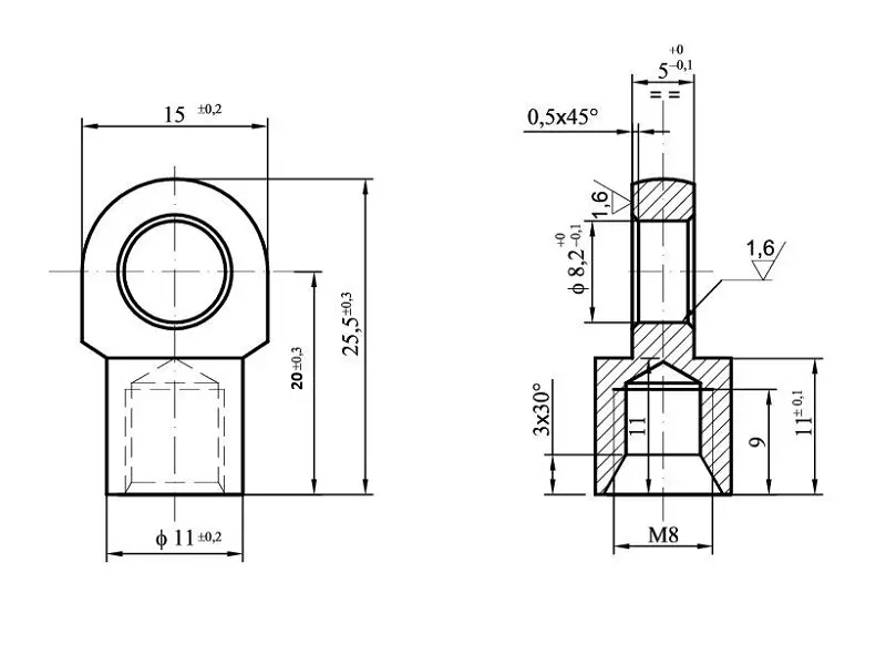 Ösen Augenaufnahme 5mm Ringbreite