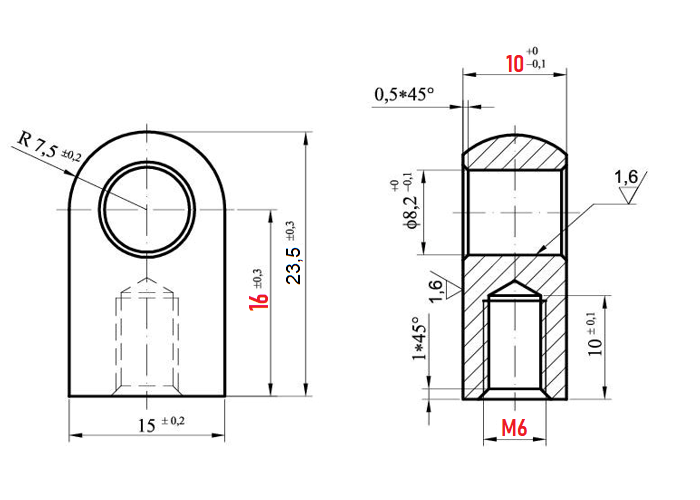 Ösen Augenaufnahme 8-10mm Ringbreite