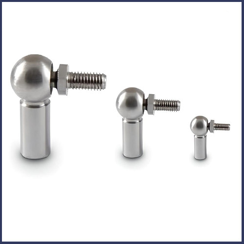 Kugelgelenk aus EDELSTAHL M6 M8 M10 Winkelgelenk DIN 71802 für Gasdruckfeder