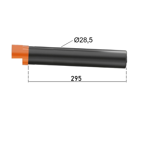 Schutzrohr für Gasdruckfeder Ø10/22 - 315mm Hublänge