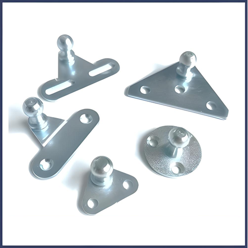 Seitliche Halterung für Gasfeder - Beschläge mit Kugelkopf Befestigungsplatte