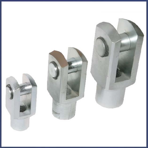 Gabelkopf aus Edelstahl, Gabelgelenk für Gasdruckdämpfer M10