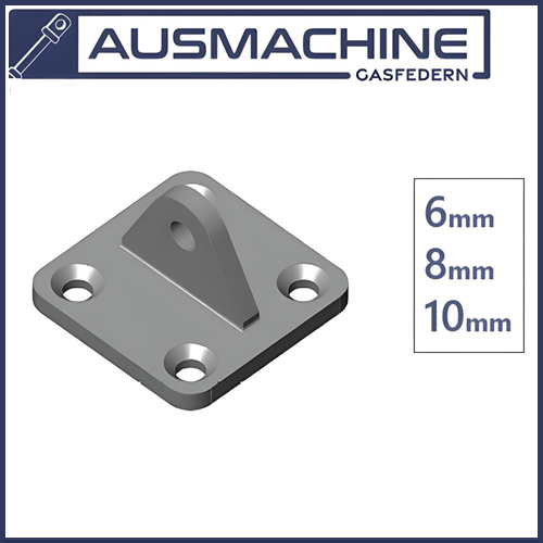 Befestigungsplatte für Gabelkopf Wand-/Bodenanschluß Geschweißte Beschlag