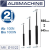 Ab 560mm ∼ Bis 645mm Gasdruckfeder M8 Gasdruckdämpfer Mit Kugelgelenk