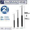 Ab 660mm ∼ Bis 745mm Gasdruckfeder M8 Gasdruckdämpfer Mit Kugelgelenk