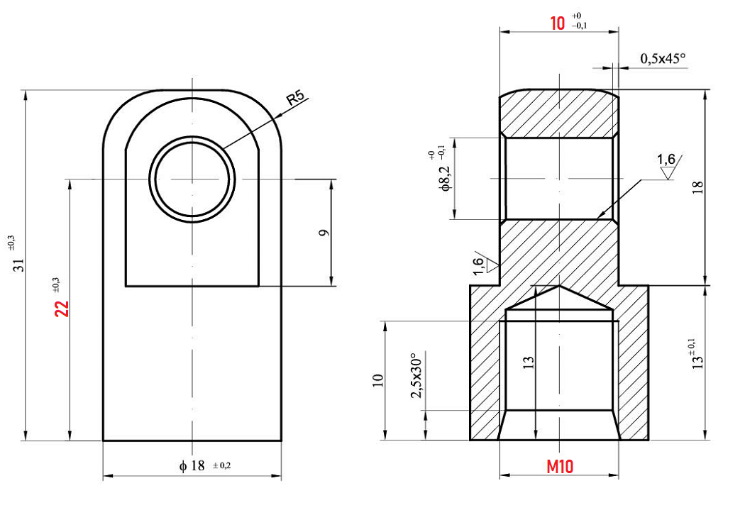 Ösen Augenaufnahme 8-10mm Ringbreite