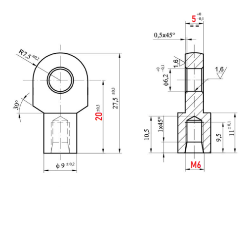 Ösen Augenaufnahme 5mm Ringbreite