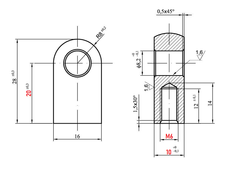 Ösen Augenaufnahme 8-10mm Ringbreite