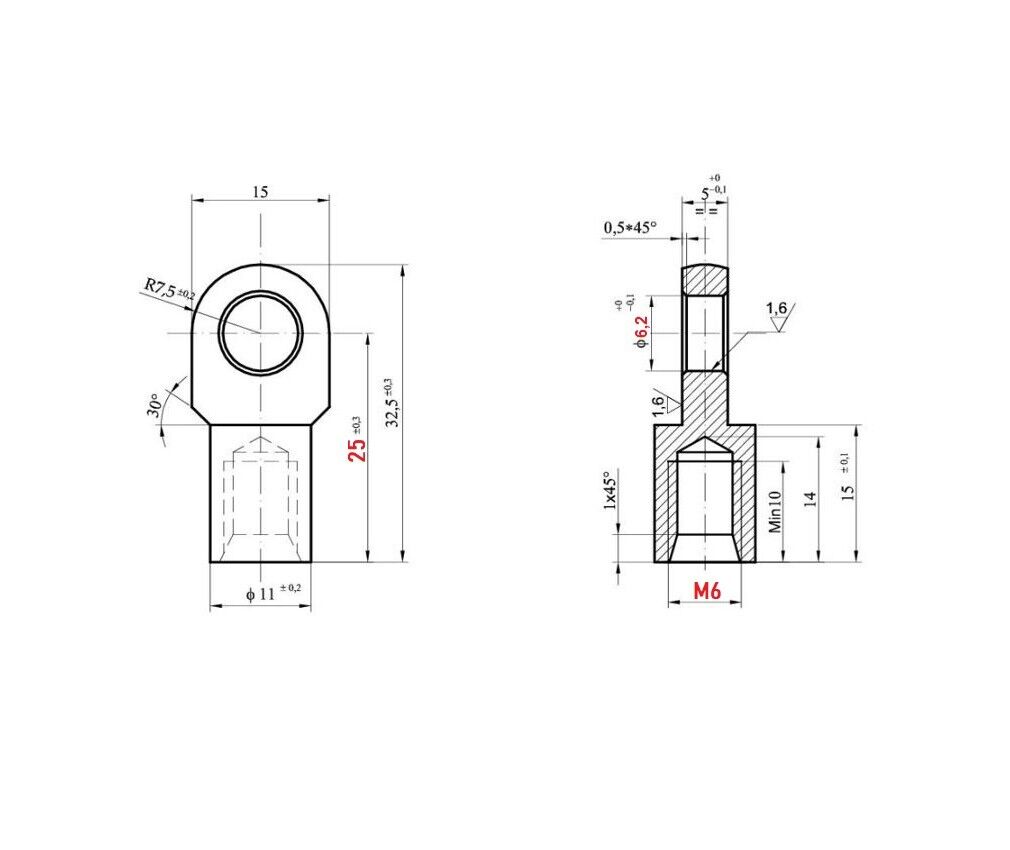 Ösen Augenaufnahme 5mm Ringbreite