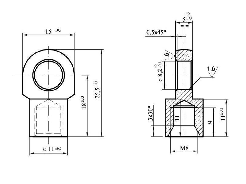 Ösen Augenaufnahme 5mm Ringbreite