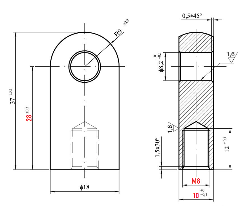 Ösen Augenaufnahme 8-10mm Ringbreite