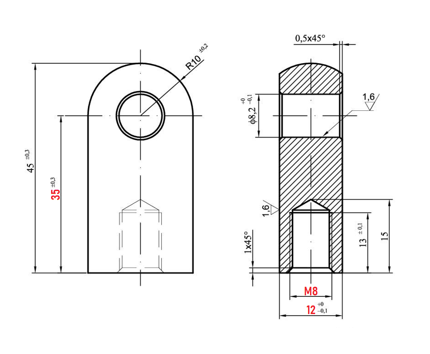 Ösen Augenaufnahme 8-10mm Ringbreite